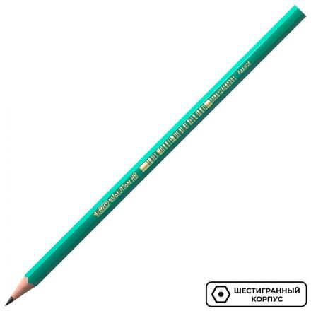 Карандаш чернографитный Bic Evolution Эко CO650 НВ заточенный Карандаш чернографитный Bic Evolution Эко CO650 НВ заточенный