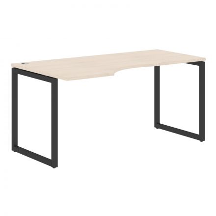 Стол эргономичный XQCET 169(L) Бук Тиара/Антрацит 1600х900х750 Стол эргономичный XQCET 169(L) Бук Тиара/Антрацит 1600х900х750