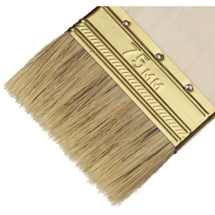 Кисть флейцевая DEXX деревянная ручка натуральная щетина 75мм 0100-075_z02