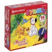 Гуашь BRAUBERG "МАГИЯ ЦВЕТА", 16 цветов по 20 мл, 191334 Гуашь BRAUBERG "МАГИЯ ЦВЕТА", 16 цветов по 20 мл, 191334