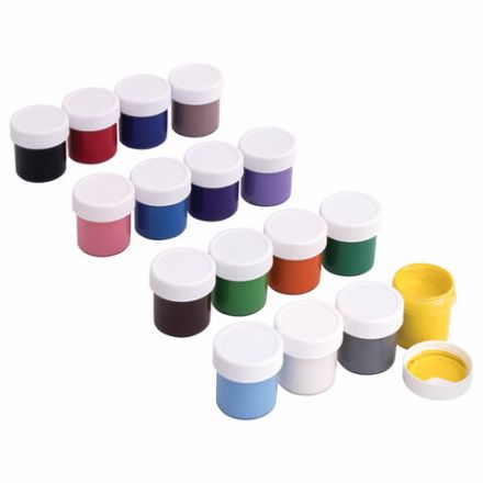 Гуашь BRAUBERG "МАГИЯ ЦВЕТА", 16 цветов по 20 мл, 191334 Гуашь BRAUBERG "МАГИЯ ЦВЕТА", 16 цветов по 20 мл, 191334