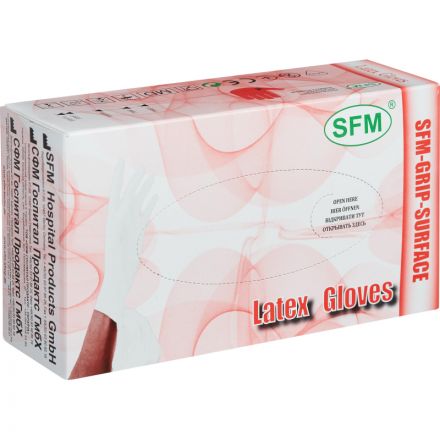 Мед.смотров. перчатки латекс. нестер. н/о текстурир. SFM (XL) 45 пар/уп