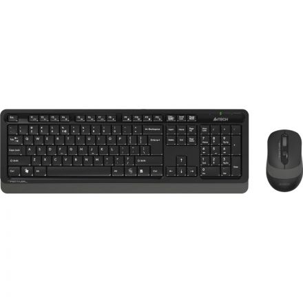 Набор клавиатура+мышь A4Tech Fstyler FG1010 черный/сер USB беспров Multime