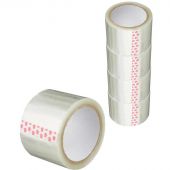 Клейкая лента 72мм х66м 38 мкм прозрачны 4 шт/уп Клейкая лента 72мм х66м 38 мкм прозрачны 4 шт/уп