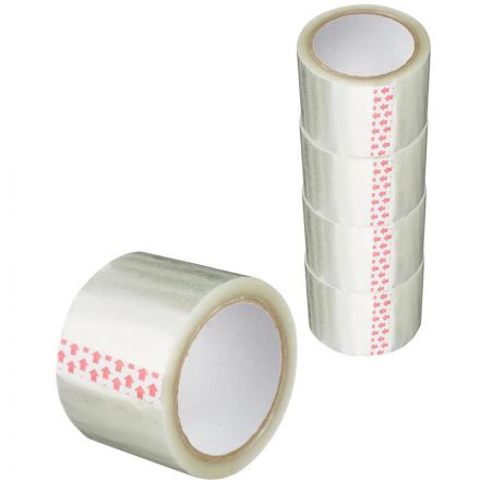 Клейкая лента 72мм х66м 38 мкм прозрачны 4 шт/уп Клейкая лента 72мм х66м 38 мкм прозрачны 4 шт/уп