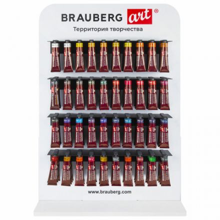 Стойка под масляные краски настольная BRAUBERG ART, акрил, 83х60х29см, 505928 Стойка под масляные краски настольная BRAUBERG ART, акрил, 83х60х29см, 505928