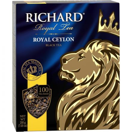 Чай Richard Royal Ceylon черный 100 пакетиков