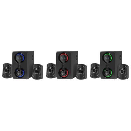 Колонки компьютерные DEFENDER Eclipse, 2.1, 40 Вт, Bluetooth, FM, USB, SD, AUX, черные, 65593