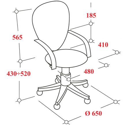 Кресло SK6_VB_EChair-225 DSL PTW к/з бежевый OR-10/сетка черная TW, хром
