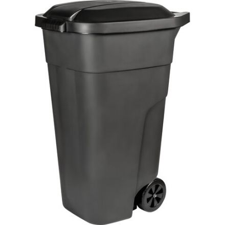 Контейнер 110 литров для мусора, с крышкой, на колесах, 84х54х58 см, пластиковый, PLAST TEAM, РТ9957 Контейнер 110 литров для мусора, с крышкой, на колесах, 84х54х58 см, пластиковый, PLAST TEAM, РТ9957