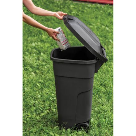 Контейнер 110 литров для мусора, с крышкой, на колесах, 84х54х58 см, пластиковый, PLAST TEAM, РТ9957 Контейнер 110 литров для мусора, с крышкой, на колесах, 84х54х58 см, пластиковый, PLAST TEAM, РТ9957