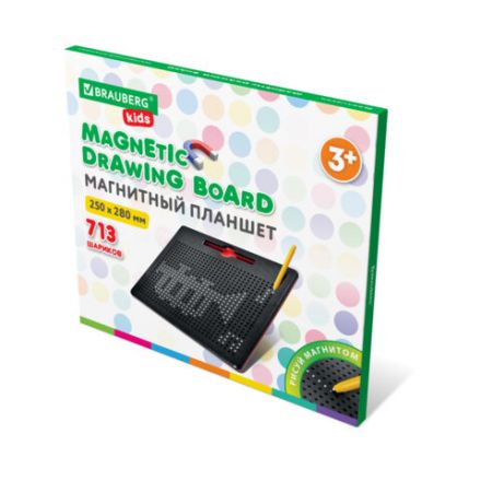 Магнитный планшет доска MAGPAD MAX для рисования 25х28 см, 713 шариков, BRAUBERG KIDS, 664922 Магнитный планшет доска MAGPAD MAX для рисования 25х28 см, 713 шариков, BRAUBERG KIDS, 664922