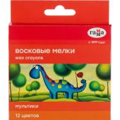 Мелки восковые Гамма Мультики круглые, 8x90 мм, 12 цветов,2131018_01_29 Мелки восковые Гамма Мультики круглые, 8x90 мм, 12 цветов,2131018_01_29