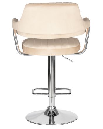 Стул барный DOBRIN CHARLY, бежевый велюр (MJ9-10) Стул барный DOBRIN CHARLY, бежевый велюр (MJ9-10)