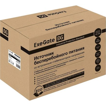 ИБП ExeGate SpecialPro Smart LLB-2200.LCD.AVR.4SH.RJ (EP285532RUS)