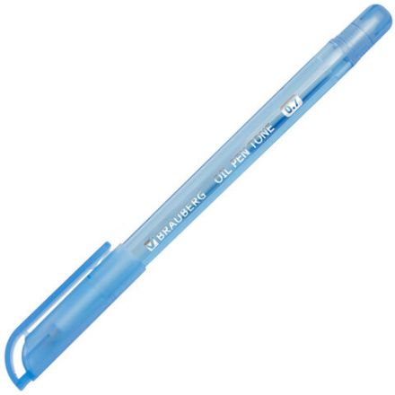 Ручка шариковая масляная BRAUBERG "OIL PEN TONE", СИНЯЯ, корпус тонированный, пишущий узел 0,7 мм, линия 0,35 мм, 142710 Ручка шариковая масляная BRAUBERG "OIL PEN TONE", СИНЯЯ, корпус тонированный, пишущий узел 0,7 мм, линия 0,35 мм, 142710