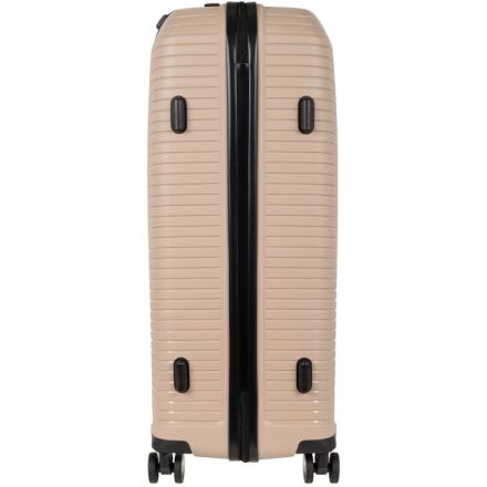 Чемодан большой L пластик PP (полипропилен) бежевый РР823(28) Чемодан большой L пластик PP (полипропилен) бежевый РР823(28)