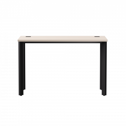 Стол прямой Everprof EVO на металлокаркасе 1180х670х755 мм опоры 45гр Кашемир/Черный Стол прямой Everprof EVO на металлокаркасе 1180х670х755 мм опоры 45гр Кашемир/Черный