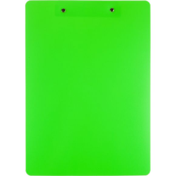 Папка-планшет пластик Attache Neon А4 салатовый