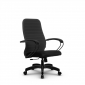 Кресло Метта SU-CP-10 темно-серое/черное Pl