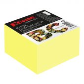 Блок для записей Комус BC 90х90х50 солнечно-желтый интенсив 80г на склейке Блок для записей Комус BC 90х90х50 солнечно-желтый интенсив 80г на склейке