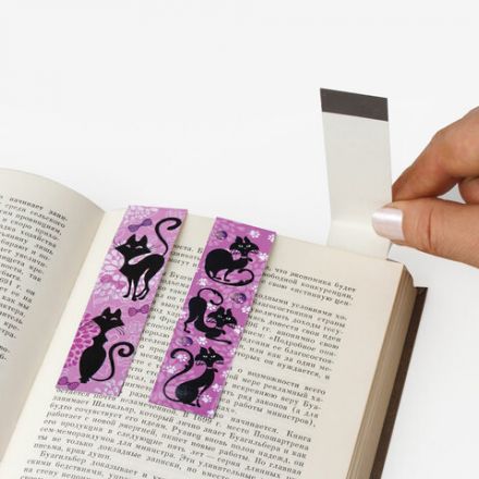 Закладки для книг с магнитом "ГЛАМУР", набор 6 шт., блестки, 25x196 мм, ЮНЛАНДИЯ, 111640 Закладки для книг с магнитом "ГЛАМУР", набор 6 шт., блестки, 25x196 мм, ЮНЛАНДИЯ, 111640