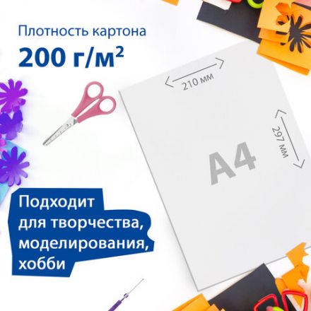 Картон белый А4 МЕЛОВАННЫЙ (белый оборот), 50 листов, в коробке, BRAUBERG, 210х297 мм, 113563 Картон белый А4 МЕЛОВАННЫЙ (белый оборот), 50 листов, в коробке, BRAUBERG, 210х297 мм, 113563