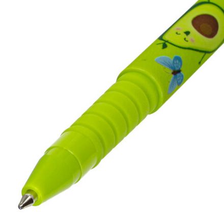 Ручка шариковая BRAUBERG SOFT TOUCH GRIP "AVOCADO", СИНЯЯ, мягкое покрытие, узел 0,7 мм, 143716 Ручка шариковая BRAUBERG SOFT TOUCH GRIP "AVOCADO", СИНЯЯ, мягкое покрытие, узел 0,7 мм, 143716