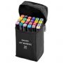 Маркеры для скетчинга двусторонние, НАБОР 24 шт., базовые цвета, в чехле, BRAUBERG, 152295 Маркеры для скетчинга двусторонние, НАБОР 24 шт., базовые цвета, в чехле, BRAUBERG, 152295