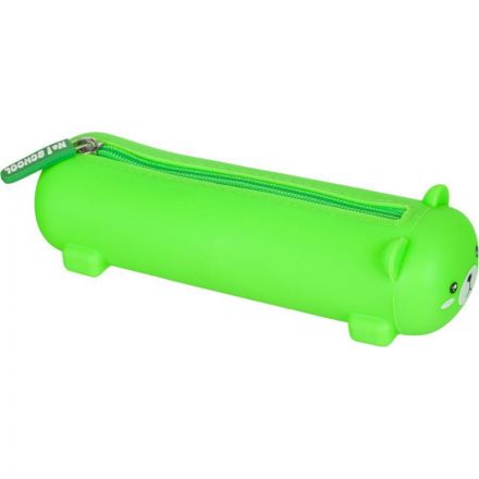 Пенал силиконовый Мишка зеленый 210x50x50 мм Пенал силиконовый Мишка зеленый 210x50x50 мм