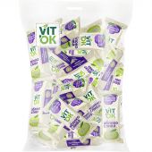 Пастила фруктовая неглазированная конфета VITok, Яблоко-слива, 500г