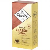 Кофе молотый Poetti "Daily Classic Crema", вакуумный пакет, 250г Кофе молотый Poetti "Daily Classic Crema", вакуумный пакет, 250г