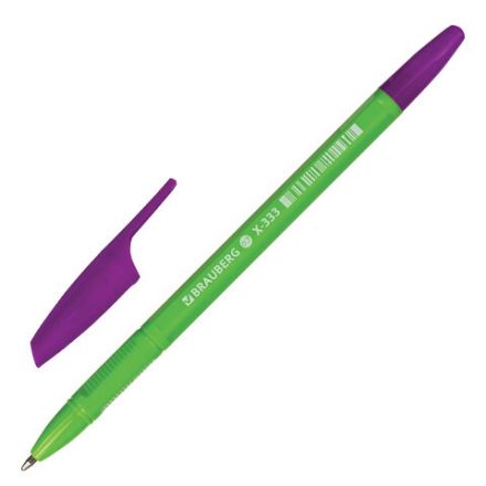 Ручка шариковая BRAUBERG "X-333 MIX", СИНЯЯ, корпус ассорти, узел 0,7 мм, линия 0,35 мм, 142960 Ручка шариковая BRAUBERG "X-333 MIX", СИНЯЯ, корпус ассорти, узел 0,7 мм, линия 0,35 мм, 142960