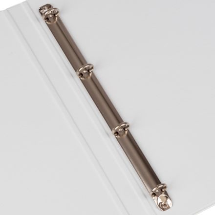 Папка на 4-х кольцах Bantex Панорама 30 мм белая до 120 листов