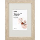 Рамка с паспарту МДФ, 21х30, дуб Рамка с паспарту МДФ, 21х30, дуб