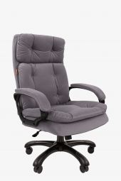 Офисное кресло Chairman 442 Россия ткань T-53 серый (черный пластик)