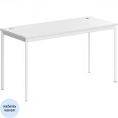 Стол рабочий SL ImagoS СП-3.1S Белый (крем)/Белый полумат 1400