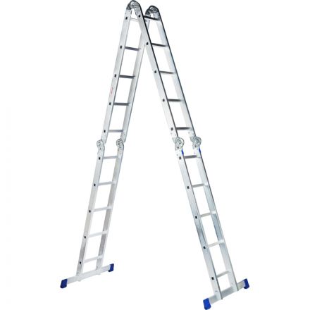 Лестница шарнирная алюминиевая 4х5 ступеней Комус      