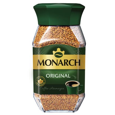 Кофе растворимый Monarch "Original", сублимированный, стеклянная банка, 95г Кофе растворимый Monarch "Original", сублимированный, стеклянная банка, 95г
