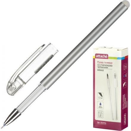 Ручка гелевая Mirage Attache стираемая, синий, 0,38мм Ручка гелевая Mirage Attache стираемая, синий, 0,38мм