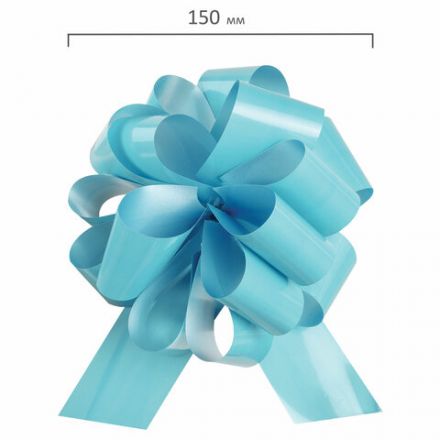 Бант-шар d = 15 см для подарка, НАБОР 3 шт., глянец, цвета желтый, мятный, голубой, ЗОЛОТАЯ СКАЗКА, 591834 Бант-шар d = 15 см для подарка, НАБОР 3 шт., глянец, цвета желтый, мятный, голубой, ЗОЛОТАЯ СКАЗКА, 591834