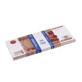 Деньги шуточные "5000 рублей", упаковка с европодвесом, AD0000112