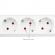 Сетевой фильтр Power Cube PRO, белый, 5м, 6р, 16А (3x1,5мм2)(SPL6-16-P-5М)