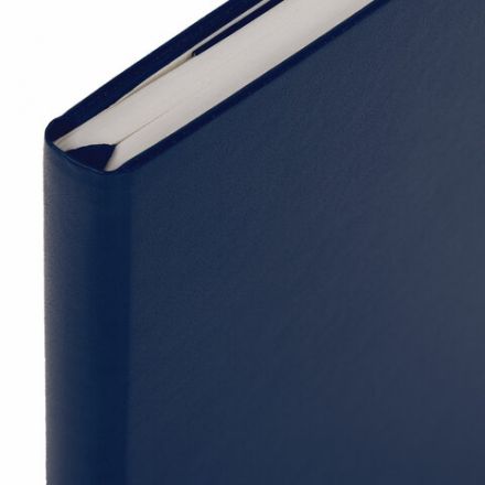 Блокнот А5 (130х210 мм), BRAUBERG ULTRA, балакрон, 80 г/м2, 96 л., линия, темно-синий, 113045