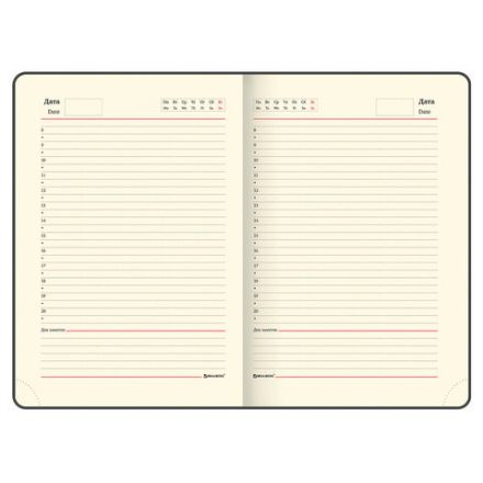 Ежедневник недатированный А5 138х213 мм BRAUBERG "Cayman" под кожу, 160 л., черный/темно-коричневый, 123399 Ежедневник недатированный А5 138х213 мм BRAUBERG "Cayman" под кожу, 160 л., черный/темно-коричневый, 123399