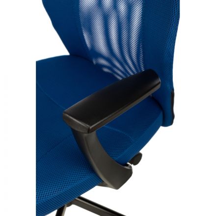 Кресло VB_EChair 225 PTW синий сетка/ткань металл