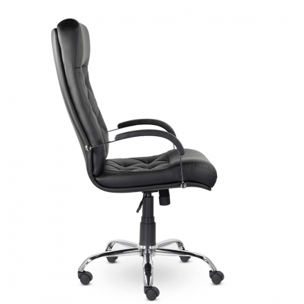 Кресло К-10 Верона В хром Z11 (черный) Кресло К-10 Верона В хром Z11 (черный)