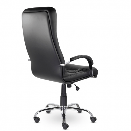 Кресло К-10 Верона В хром Z11 (черный) Кресло К-10 Верона В хром Z11 (черный)