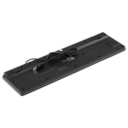 Клавиатура проводная игровая DEFENDER OZOTH GK-106, USB, 104 клавиши, с подсветкой, черная, 45106