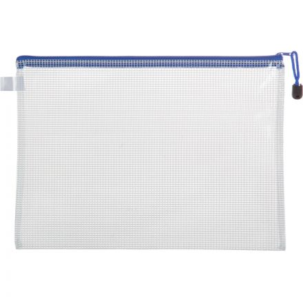 Папка-конверт на молнии Attache А4 , прозрач, ПВХ, 230 мкм, сетка, 2шт/уп